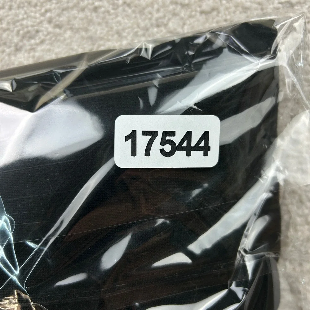 AND1 Solid Track Pants M Black Fleece Lined Athleisure Gorpcore Sportswear